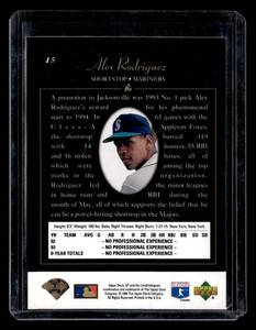 1994 Upper Deck SP Alex Rodriguez Rookie Card #15