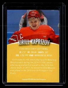 2019 Hot Shot Prospects Kirill Kaprizov Rookie Card