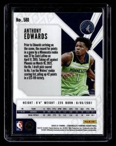 2020 Panini Phoenix Anthony Edwards Rookie Card #580
