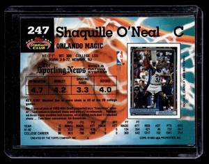1992 Stadium Club Shaquille ONeal Rookie Card #247