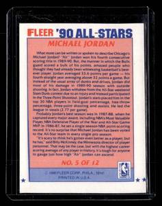 1990 Fleer All Stars Michael Jordan #5