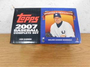 2007 Topps Update Baseball Complete Factory Set Opened