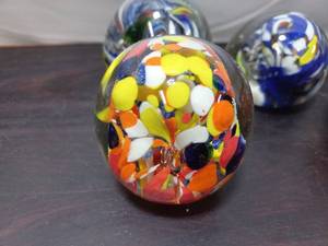 Collection Of Hand Blown Paperweights