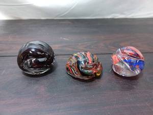 Collection Of Hand Blown Paperweights