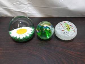 Collection Of Hand Blown Paperweights