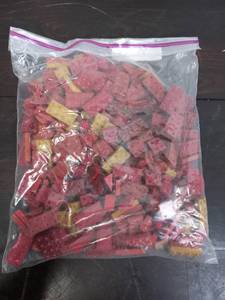 Vintage Wooden American Bricks Building Blocks