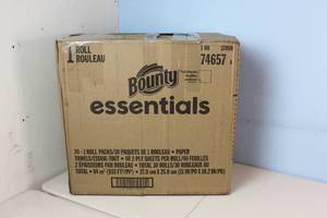 30 rolls of Bounty Essentials paper towels