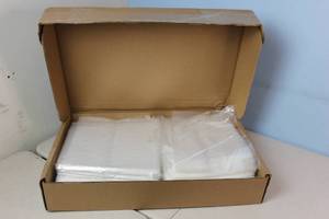 1000 Polybags 10W x 24L x 8D Gusseted Poly Bag, 1.0 Mil, 1000Carton (1398) MSRP $110.99