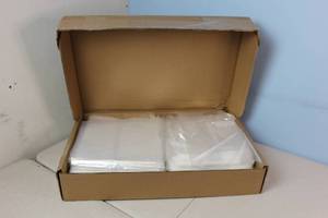 1000 Polybags 10W x 24L x 8D Gusseted Poly Bag, 1.0 Mil, 1000Carton (1398) MSRP $110.99