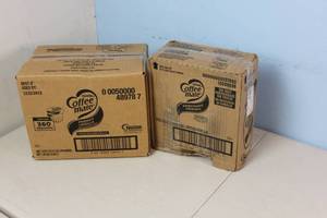 360 count Coffee Mate individual French vanilla creamers and 250 Oz Coffee Mate sweetener squirt bottles