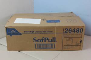 Softpull Brown 6 Pack High Capacity Paper Towels - Model 26840
