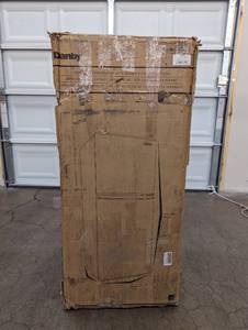Danby brand compact refrigerator with separate freezer section