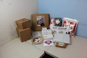 Assorted Amazon Returns & Shelf Pulls - Stickers, Toys, Decorations See Picture
