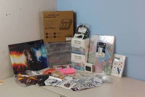 Assorted Amazon Returns & Shelf Pulls - Storage, Hook & Loops Tape, wall art, See Picture