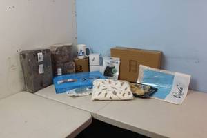 Assorted Amazon Returns & Shelf Pulls - Back Steretcher, Bathroom Organizer, Coffee Cup, See Picture