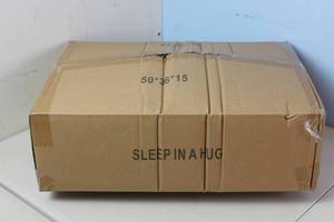 Sleep In a Hug 20 lb Grey Weighted Sherpa Blanket