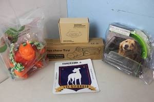 Pet Bundle, Chew Toys, Bowl