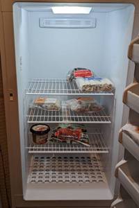 lot 44 image: Frigidaire Upright Freezer
