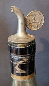 lot 47 image: Pair of Vintage Hennessy V.S.O.P. Cognac Bottles - Vintage Hennessy Cognac Bottles