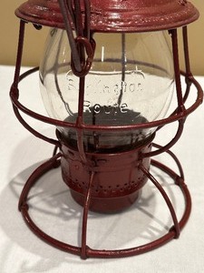 lot 16 image: Vintage Burlington Route Lantern