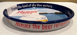 lot 77 image: Vintage HAMMS Beer Tray