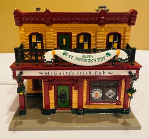 lot 126 image: Department 56 Village Pieces including McGuires Irish Pub