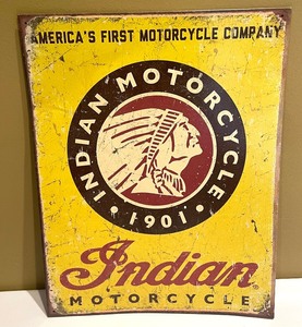 lot 135 image: Collection of Vintage Style Metal Signs