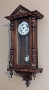 lot 104 image: Vintage German Wall Clock