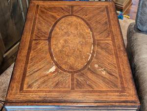 lot 106 image: Stanley Wood Side Storage Table