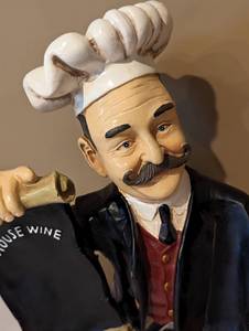 lot 107 image: Pair of Decorative Resin Wine Holders
