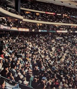 lot 173 image: Framed Panoramic MN Wild Inaugural Xcel Center Game