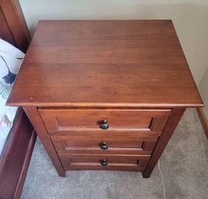 Luxury Bedside Table by Whittier Wood