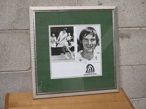 AUTOGRAPHED Vintage Collectors Photo Print - JIM CONNORS