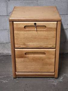 Stylish Wood Filing Cabinet