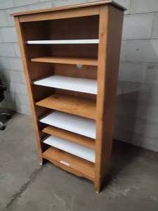 Rustic Adjustable Pantry Shelf  Bookshelf
