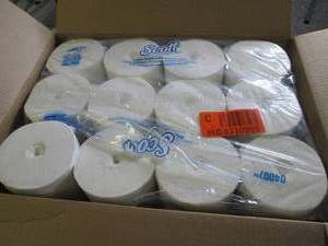case of scotts coreless toilet pape...