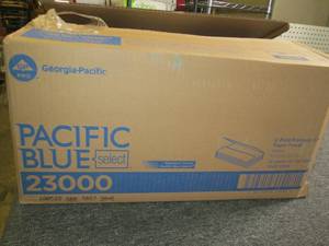 case of pacific blue multifold pape...