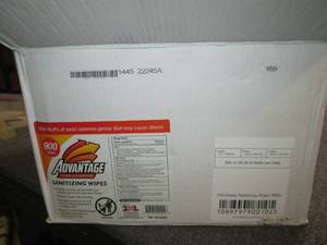 case of advantage sanitizing wipes...