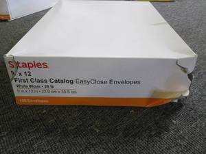 case of staples first class catalog...