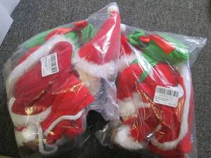 2 new dog christmas costumes for me...