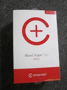 blood sugar test ...