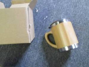 new wood tumbler with a cover ...