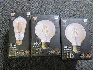 3 new 40 watt LED bulbs ...