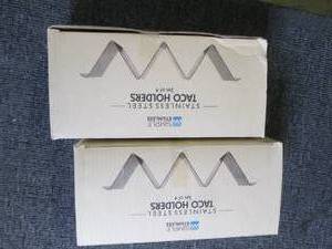 2 new sets of 4 stainless steel tac...