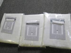3 new packages of L45 inch curtains...