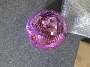 new 8 inch purple disco ball ...