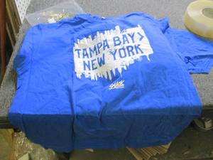 3 new tampa bay new york t shirts s...