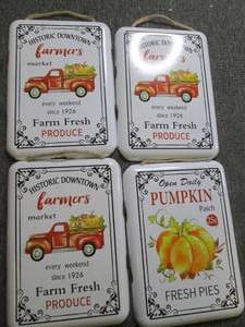 4 metal signs 12 inch x 8.5 inches ...