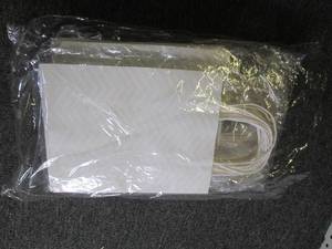 new package of small bags with hand...
