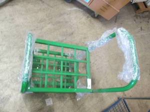 small green cart on wheels 21 inch ...